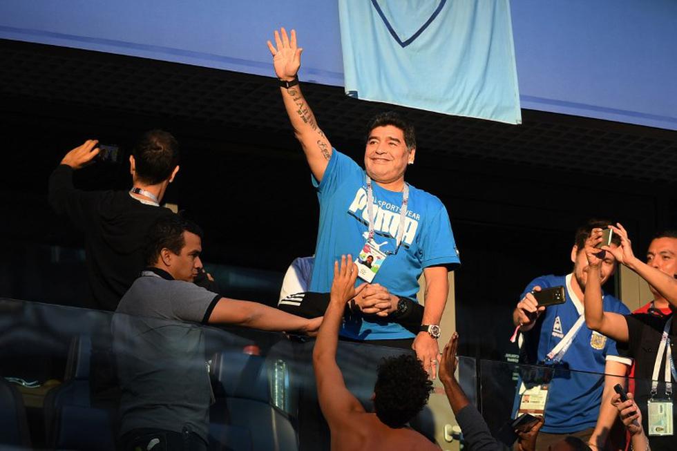 Diego Maradona asegura que respeta mucho al conjunto galo. (AFP)