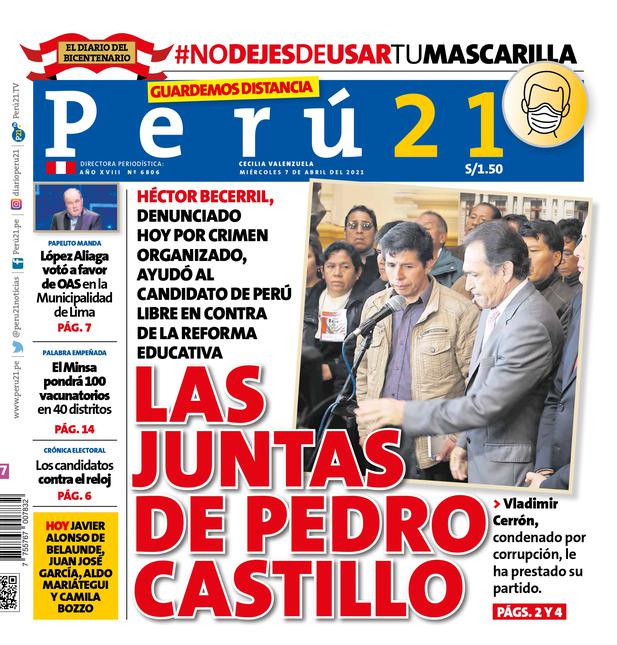 Las juntas de Pedro Castillo.