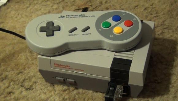 NES Classic con mando SNES (Difusión/Reddit)