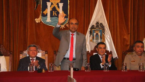 Daniel Marcelo juró este martes como alcalde provincial de Trujillo.