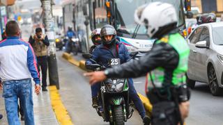 San Martín de Porres: Más de 80 motociclistas fueron multados por invadir ciclovías