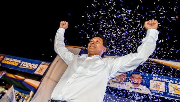 EL ‘GOBER’. Ochoa realizó una campaña electoral muy costosa pero sustentó en la ONPE S/83 mil.