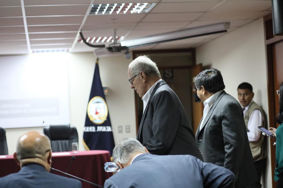 El ex presidente Pedro Pablo Kuczynski participó de la audiencia del recurso de apelación a la detención preliminar. (Foto: Juan Ponce / GEC)