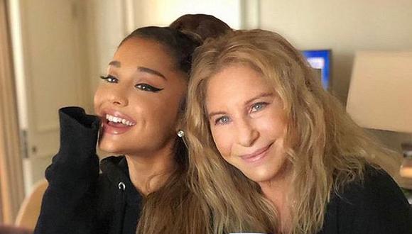 Ariana Grande y Barbra Streisand: Así fue su interpretación a dúo de “No more tears”. (Foto: Instagram)