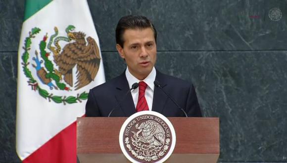 Enrique Peña Nieto, presidente de México. (Captura)
