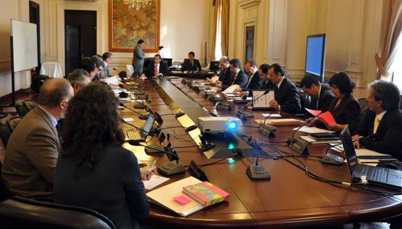 PRIMERA REUNIÓN. Sesión del nuevo gabinete ministerial se centró en normas de índole económica. (Andina)