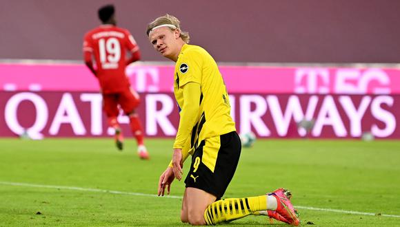 En Borussia Dortmund se pronunciaron sobre la reunión en Barcelona por Erling Haaland. (Foto: EFE)