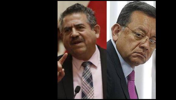 Manuel Merino y Edgar Alarcón y sus afanes por la vacancia presidencial. (Foto: GEC)