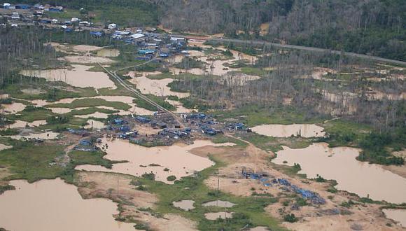 La minería en la zona de amortiguamiento de la Reserva Nacional Tambopata afecta el ecosistema. (Difusión)