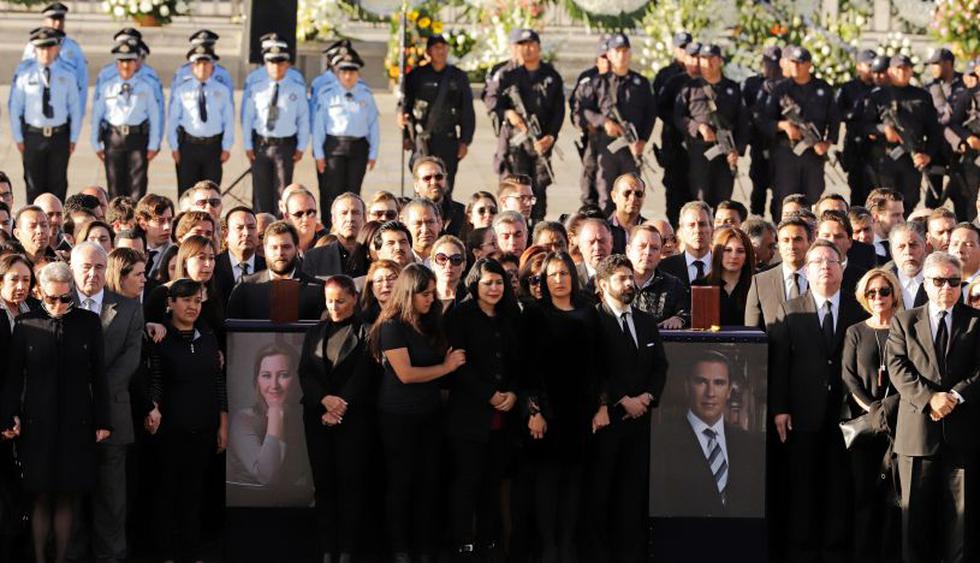 Despiden a gobernadora y senador de México en politizado funeral de Estado. (Foto: EFE)