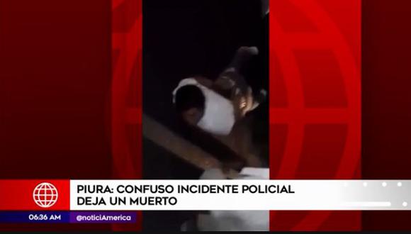 La víctima identificada como Carlos Farfán de 19 años.(América TV.)