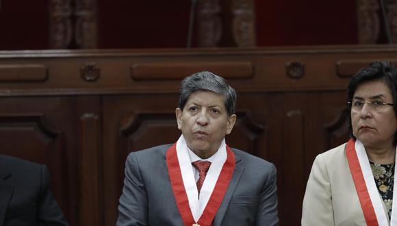 El magistrado Carlos Ramos Núñez inclinó con su voto singular la balanza en favor de Keiko Fujimori. (Anthony Niño de Guzmán/GEC)