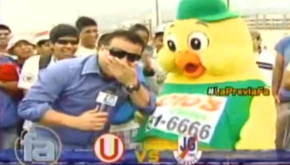 Orderique se topó en esta ocasión con el Pollo de Pío’s Chicken. (Captura de TV)