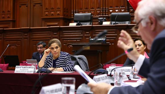 La congresista Luz Salgado se mostró en favor de la defensa de la institucionalidad del Congreso. (Foto: Congreso)