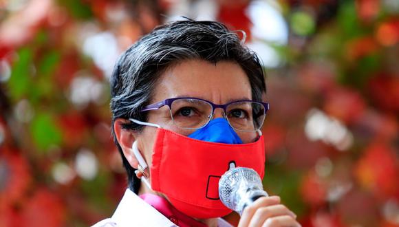 La alcaldesa de Bogotá, Claudia López, pidió perdón este domingo por los abusos de la fuerza pública. (Foto: AFP)