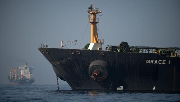 Estados Unidos había ordenado la captura e incautación del petrolero iranía, pero Gibraltar lo rechazó y ordenó su liberación. (Foto: AFP)
