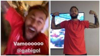 Neymar enloqueció con goles de Flamengo e imitó festejo de Gabriel Barbosa tras título de Copa Libertadores [VIDEO]