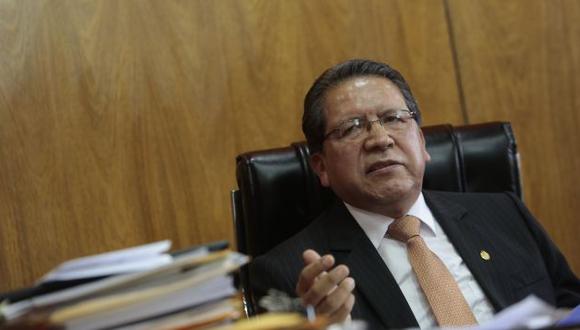 El fiscal de la Nación, Pablo Sánchez, informó que las autoridades panameñas colaborarán con el Perú. (Nancy Dueñas)