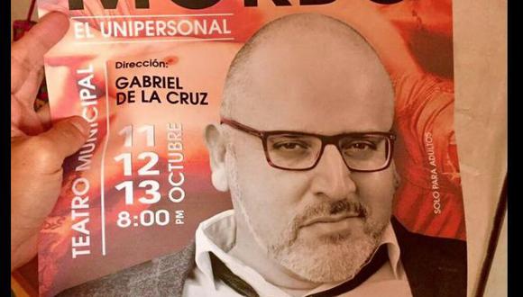 Periodista en íntimo unipersonal que se estrenará en el Teatro Municipal. (Facebook: Beto Ortiz Oficial)