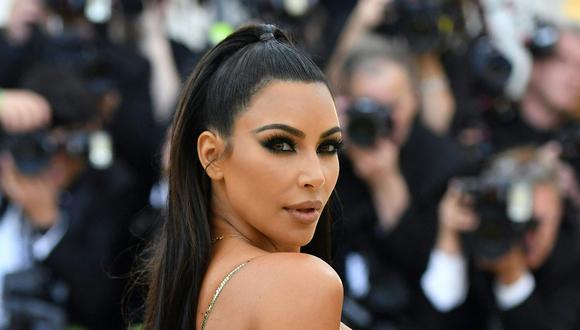 Kim Kardashian sorprendió a todos con extravagante look en Nueva York. (Foto: AFP/Angela Weiss)
