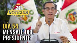 Coronavirus en Perú: Día 54 mensaje a la nación del presidente Martín Vizcarra