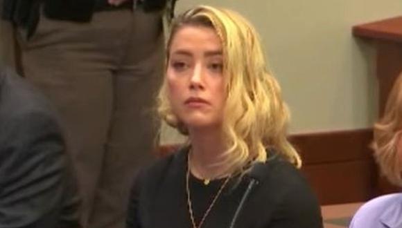 Amber Heard: Esta fue su reacción al oír la sentencia del juicio que le entabló Johnny Depp. (Foto: Captura)