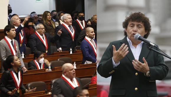 Susel Paredes criticó la actitud de los congresistas de oposición. (Foto: Jorge Cerdán/@photo.gec)