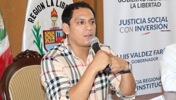 Gobernador Luis Valdez en la mira de la Fiscalía. (Perú21)