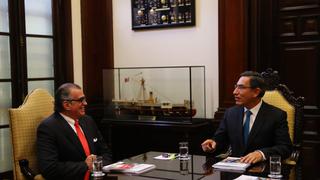 Martín Vizcarra y Pedro Olaechea dialogaron sobre el adelanto de elecciones