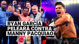 Ryan García anunció que enfrentará a Manny Pacquiao para este año 