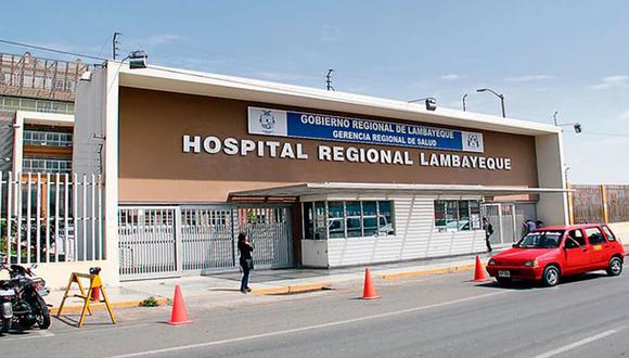 Lambayeque. Oficial PNP murió a las 6:30 p.m. del sábado en este nosocomio donde estuvo internado 12 días. (GEC)