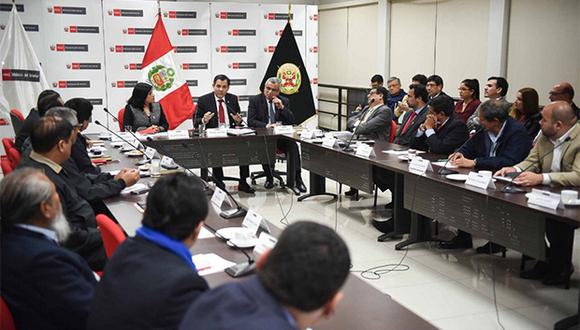 El evento fue denominado "Diálogo por la Seguridad Ciudadana con candidatos a la Alcaldía de la Municipalidad de Lima". (Foto: Mininter)