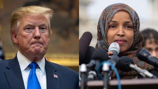 Polémica en EE.UU. por video de Trump en contra de la congresista musulmana Ilhan Omar