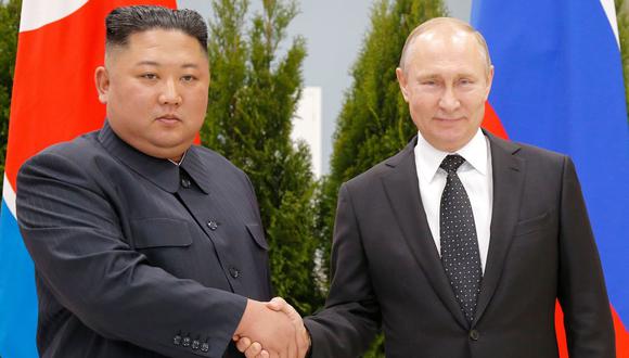 La cumbre entre el líder norcoreano Kim Jong-un y el presidente ruso Vladimir Putin, se produjo en Vladivostok. (Foto: AFP)