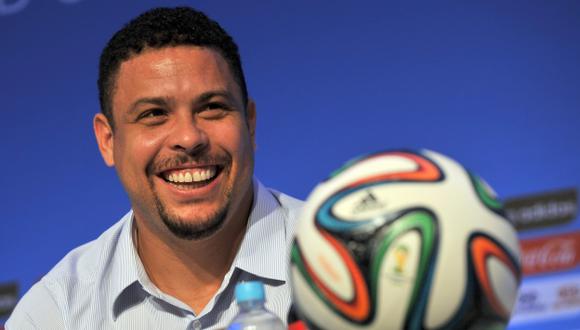 FENÓMENO TOTAL. La sonrisa de Ronaldo es la del mundo entero por la llegada del Mundial. (AFP)