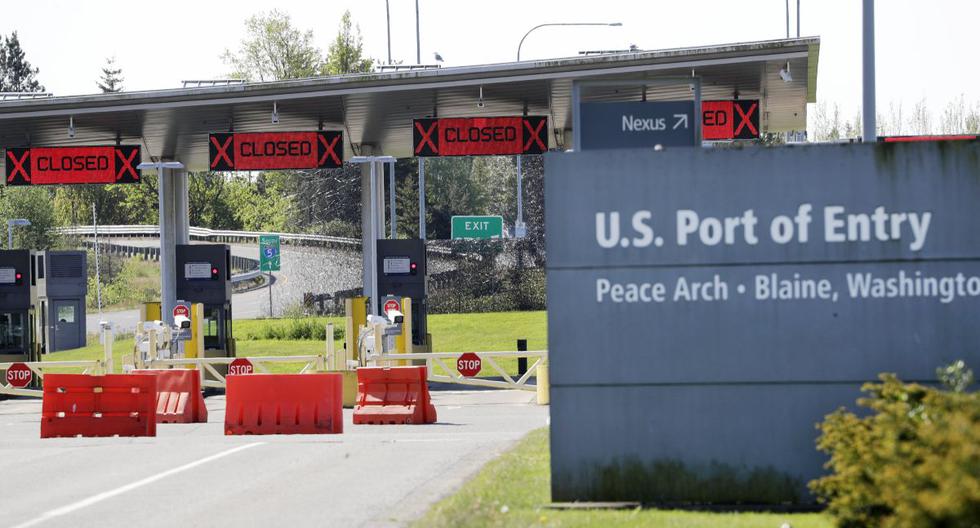 Canadá y EE.UU. acuerdan mantener la frontera cerrada hasta el 21 de junio. (AP / Elaine Thompson)