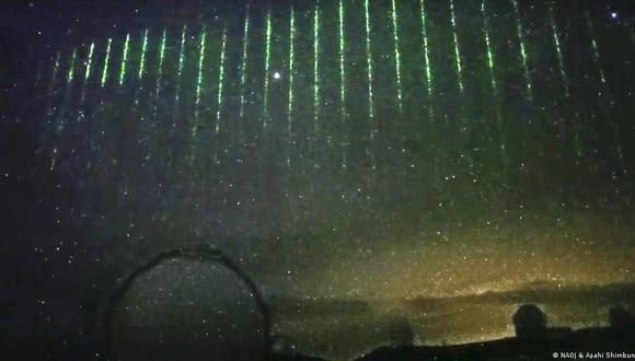 Misteriosas luces fueron vistas en Hawái./ Foto: NASA