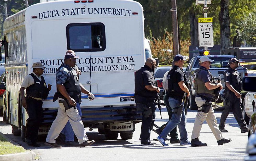 Profesor murió durante tiroteo en la universidad Delta State de Mississippi. (AP)