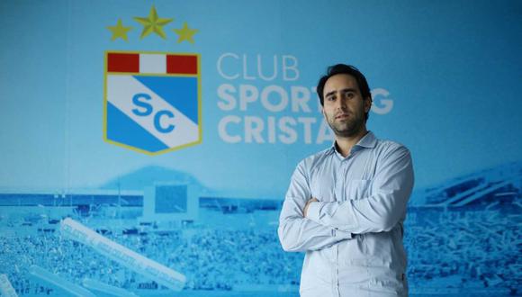 Joel Raffo, representante de Innova Sports, aseguró que su principal objetivo es mantener el buen trabajo que se viene haciendo en Sporting Cristal. (Foto: Jesus Saucedo / GEC)