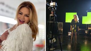 Gisela Valcárcel y el detrás de cámaras del video promocional de “La Gran Estrella”