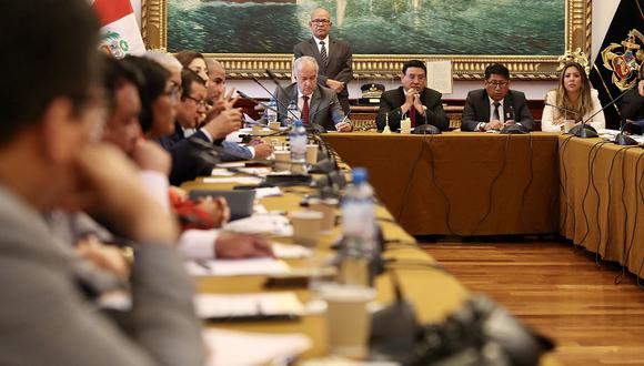 El presidente del Congreso, Alejandro Soto, tendrá que pronunciarse sobre el pedido de Renovación Popular (Foto: Congreso)