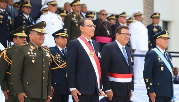 Presidente Vizcarra participó de ceremonia por el centenario de la FAP. (Presidencia)