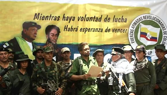 Disidentes de las FARC anunciaron que retomarán a las armas, pese al acuerdo de paz firmado en 2016. (Foto: YouTube)