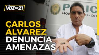 Carlos Álvarez: “No podemos vivir encerrados por la delincuencia”