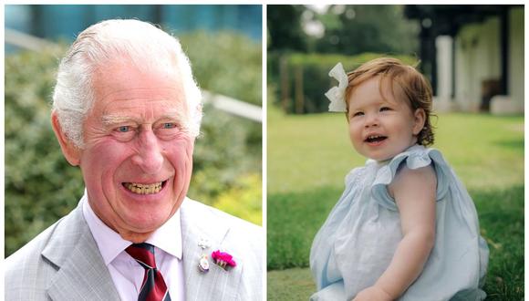 Carlos de Gales y Lilibet Diana Mountbatten-Windsor. (Foto: AFP | MISAN HARRIMAN)