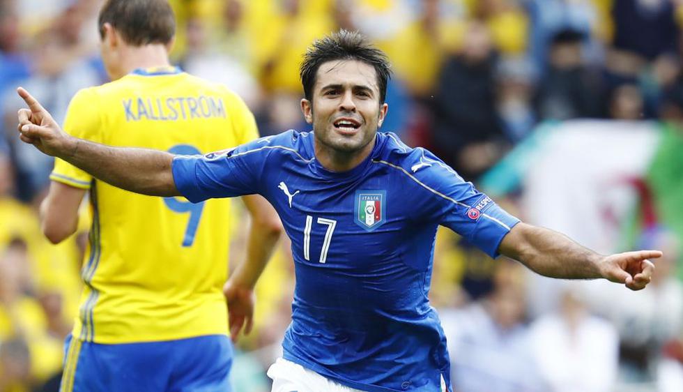 Italia venció 1-0 a Suecia por el grupo  Grupo E de la Eurocopa 2016. (Reuters)