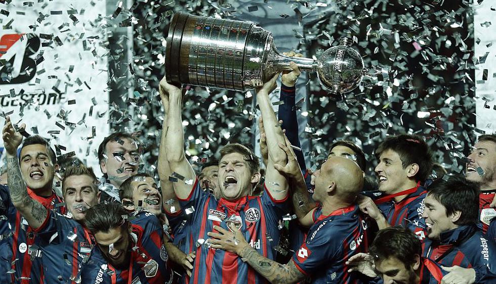 San Lorenzo se consagró campeón por primera vez de la Copa Libertadores tras vencer 1-0 a Nacional de Paraguay. (AP)