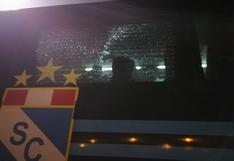 Bus de Sporting Cristal fue apedreado en la antesala del duelo ante Sport Boys [FOTOS]