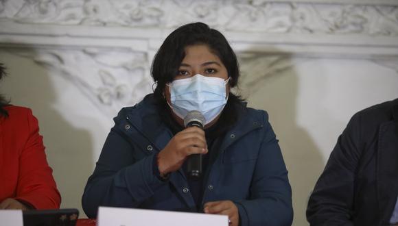 Betssy Chávez se pronunció sobre bloques formados al interior de Perú Libre. (Foto: archivo GEC)