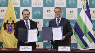 Municipalidad de Lima y CAF firman acuerdo para desarrollar proyectos en la capital